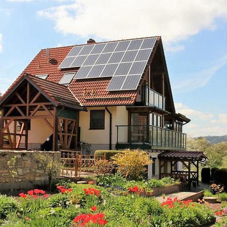 Ferienwohnung Saaletalblick Jena Esterno foto