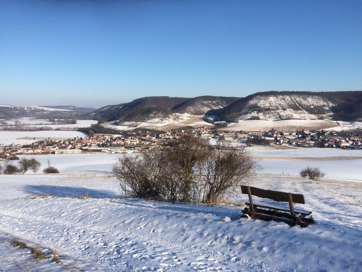 Ferienwohnung Saaletalblick Jena Esterno foto