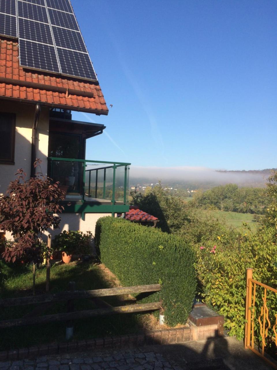Ferienwohnung Saaletalblick Jena Esterno foto