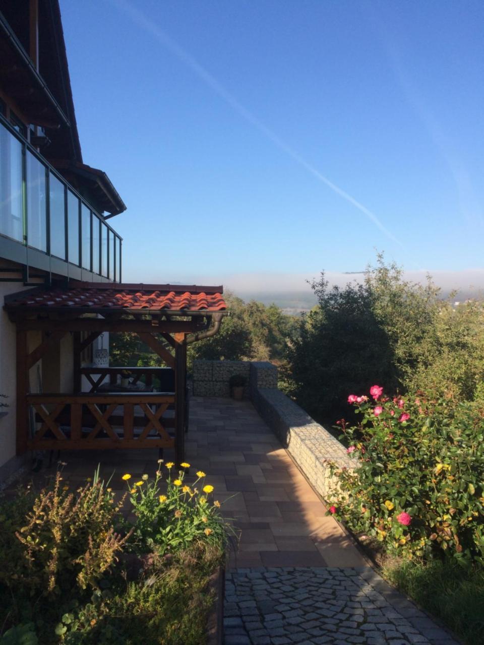 Ferienwohnung Saaletalblick Jena Esterno foto